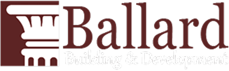Ballard Building and Development logo with column.